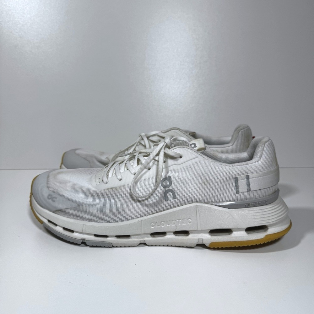 On Running Cloudnova Form 2 Men's 11 EU 45 White Ivory Running Shoe Athletic